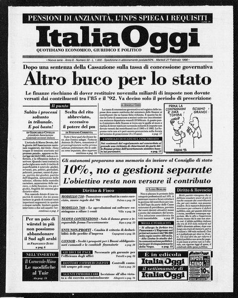 Italia oggi : quotidiano di economia finanza e politica